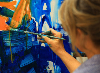 Painting in the Artist’s Studio